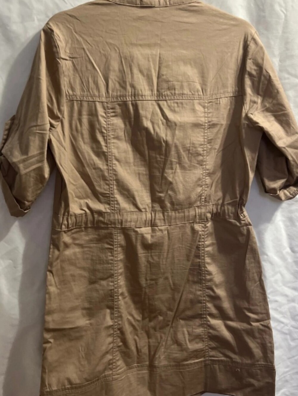 BeBop Tan Drawstring Utility Jacket - Picture 3 of 4